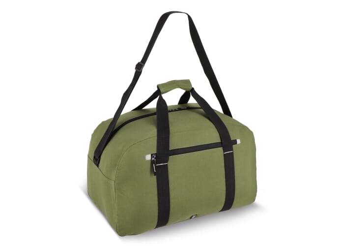 Sac de sport recyclé personnalisable Nevada Vert olive
